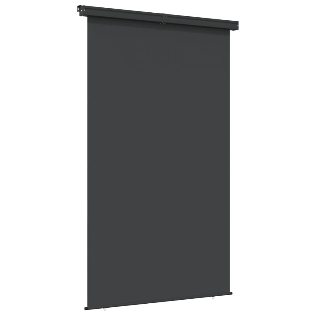 vidaXL Toldo lateral de balcón negro 145x250 cm