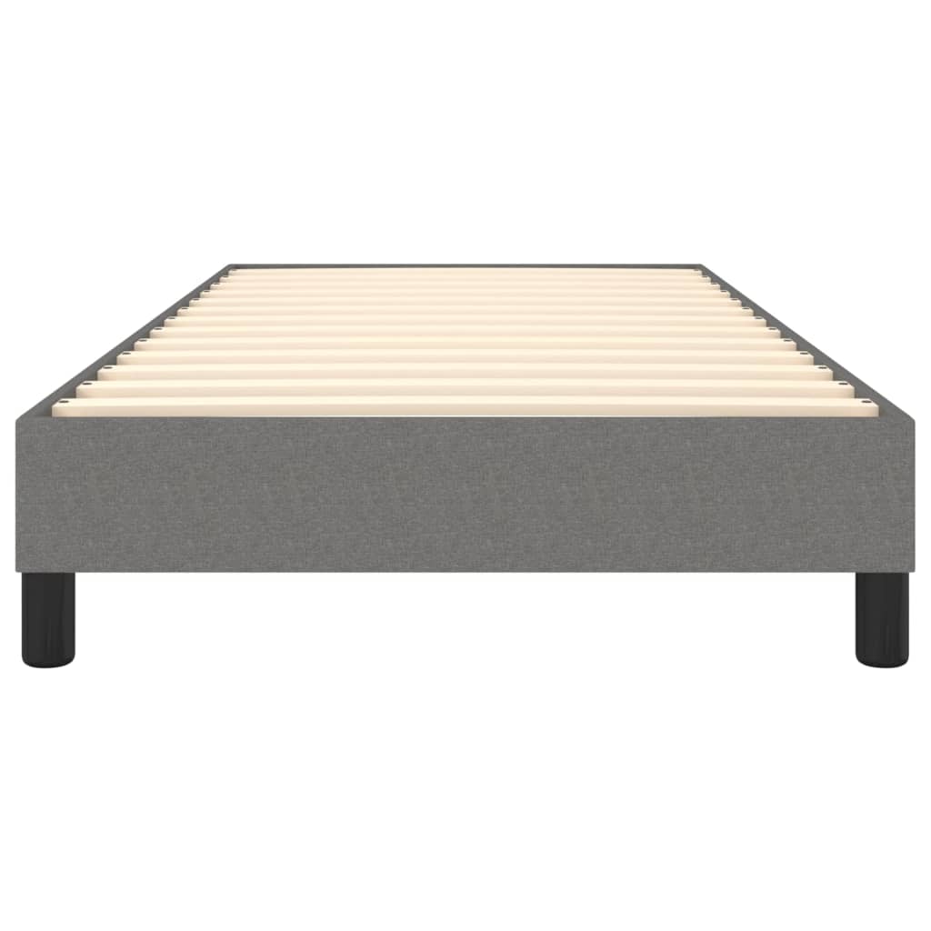 vidaXL Estructura de cama de tela gris oscuro 80x200 cm