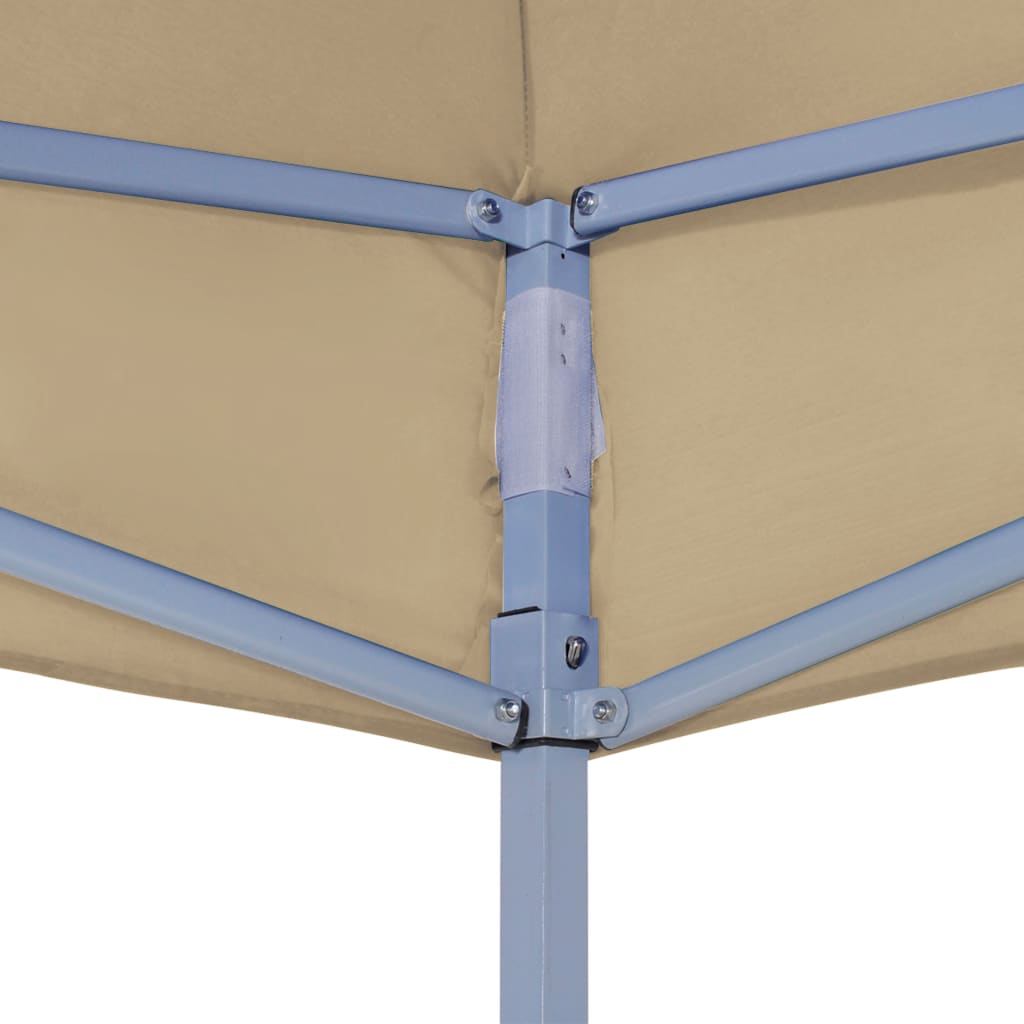 vidaXL Techo de carpa para celebraciones beige 270 g/m²