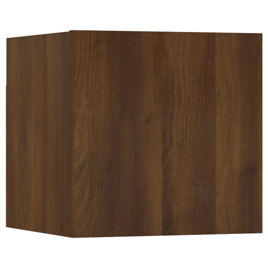 vidaXL Mueble para TV de pared roble marrón 30,5x30x30 cm