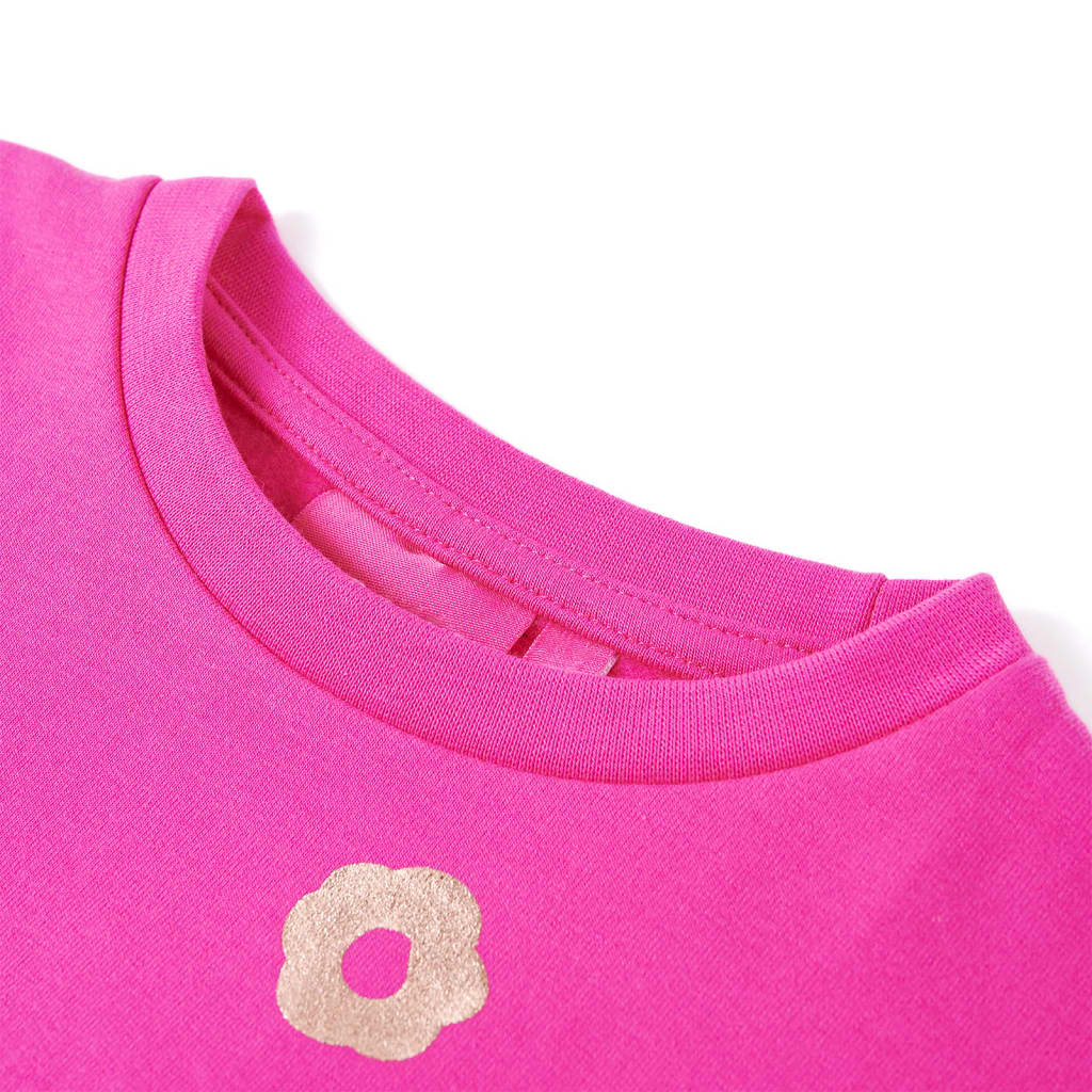 Sudadera infantil rosa oscuro 128