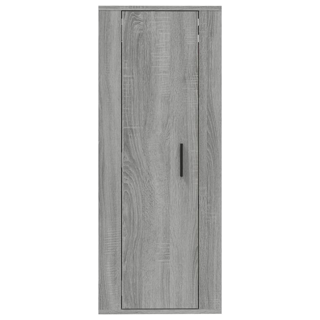 vidaXL Mueble para TV de pared gris Sonoma 40x34,5x100 cm