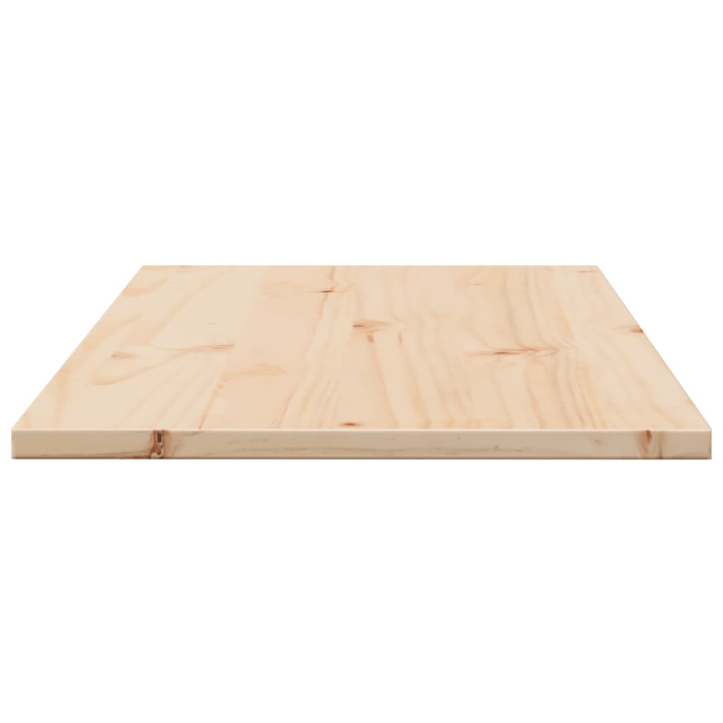 vidaXL Tablero de mesa rectangular madera maciza pino 100x50x1,7 cm