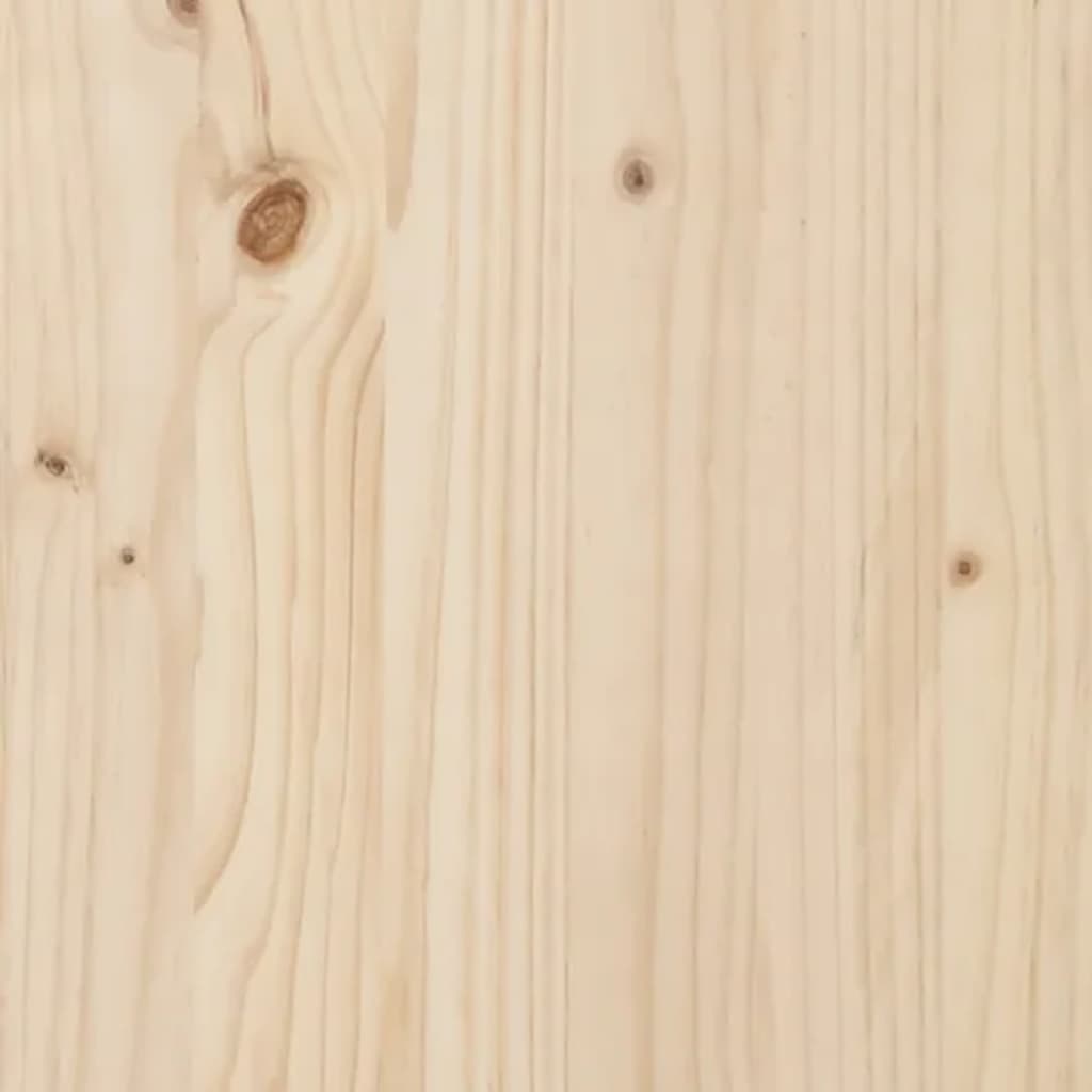 vidaXL Cama de palets madera maciza pino individual 90x190 cm