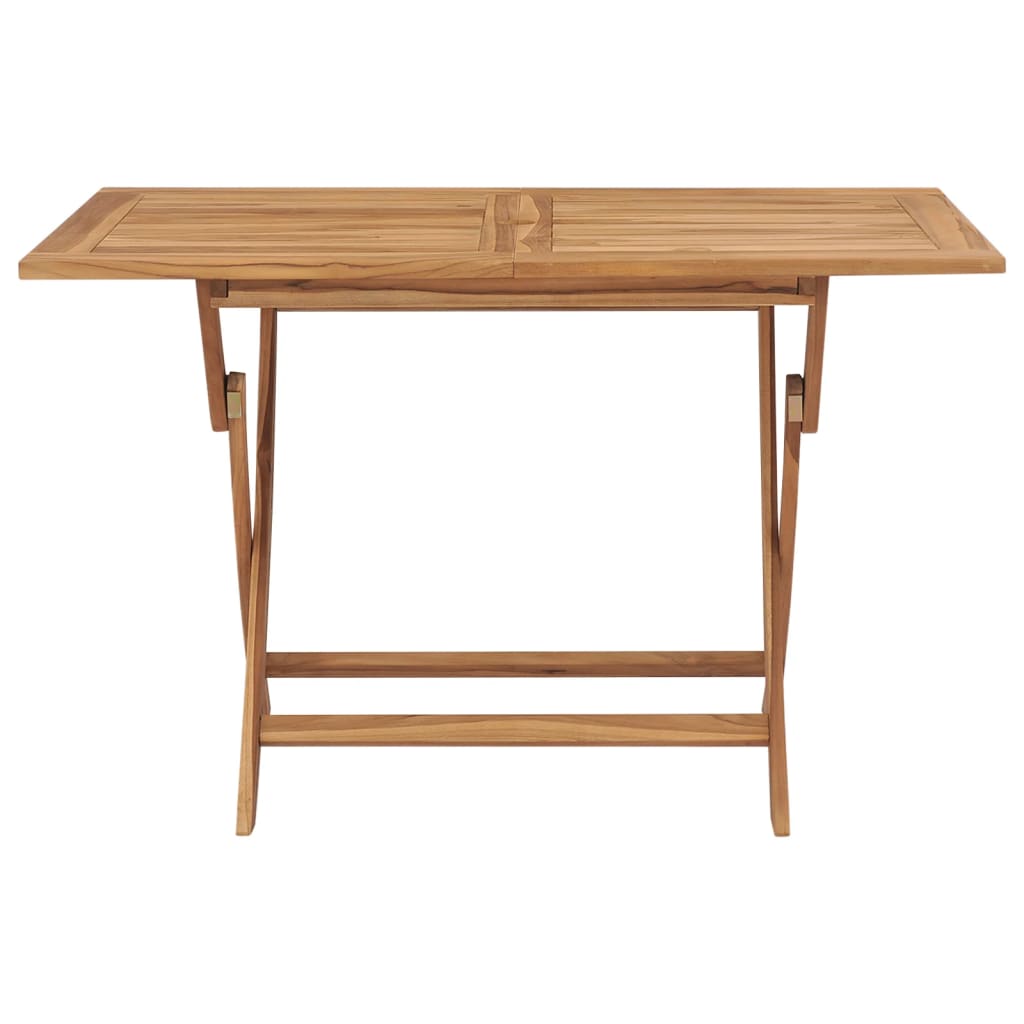 vidaXL Juego de comedor para jardín 7 piezas madera maciza teca