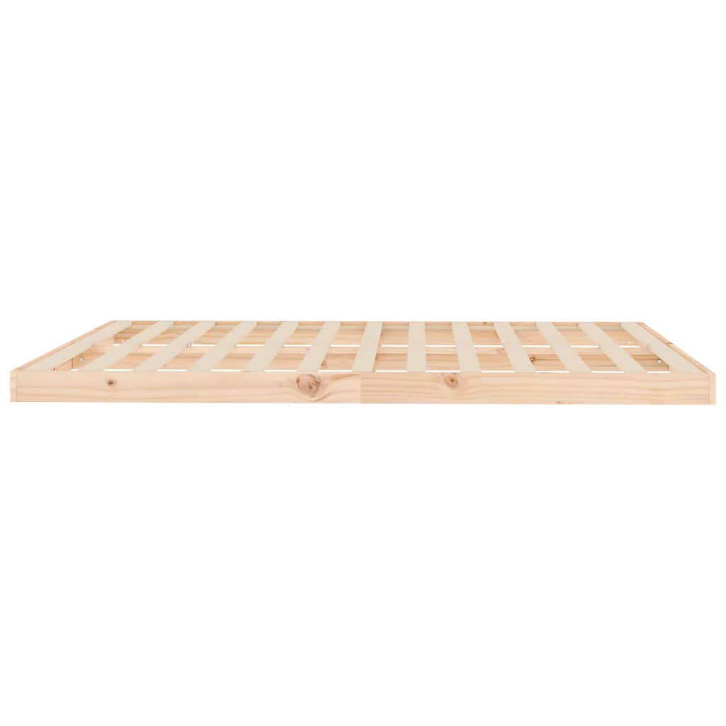 vidaXL Estructura de cama sin colchón madera maciza de pino 160x200 cm