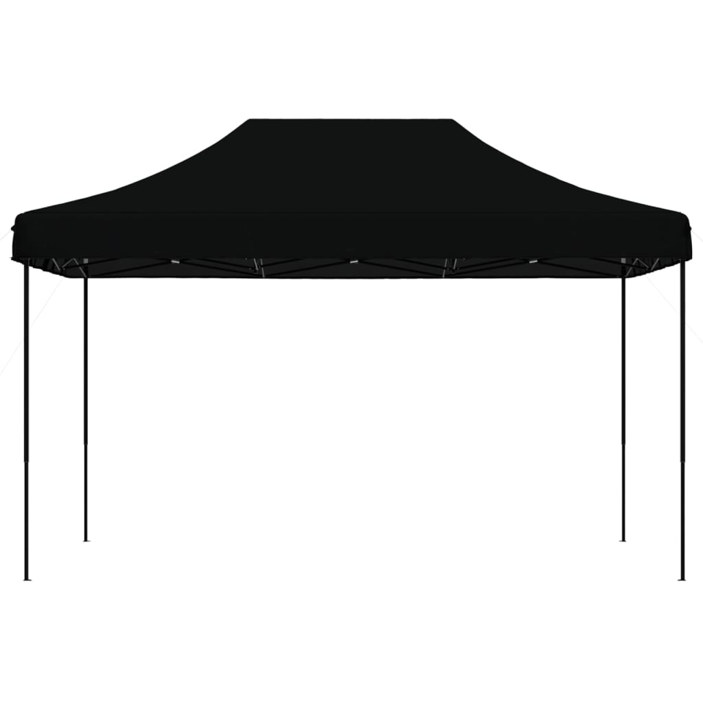 vidaXL Tienda de fiesta plegable Pop-Up negra 440x292x315 cm