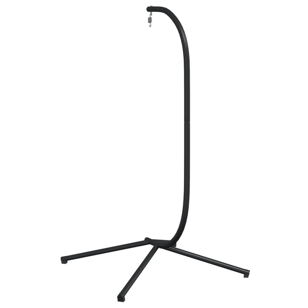 vidaXL Soporte de silla colgante huevo acero negro