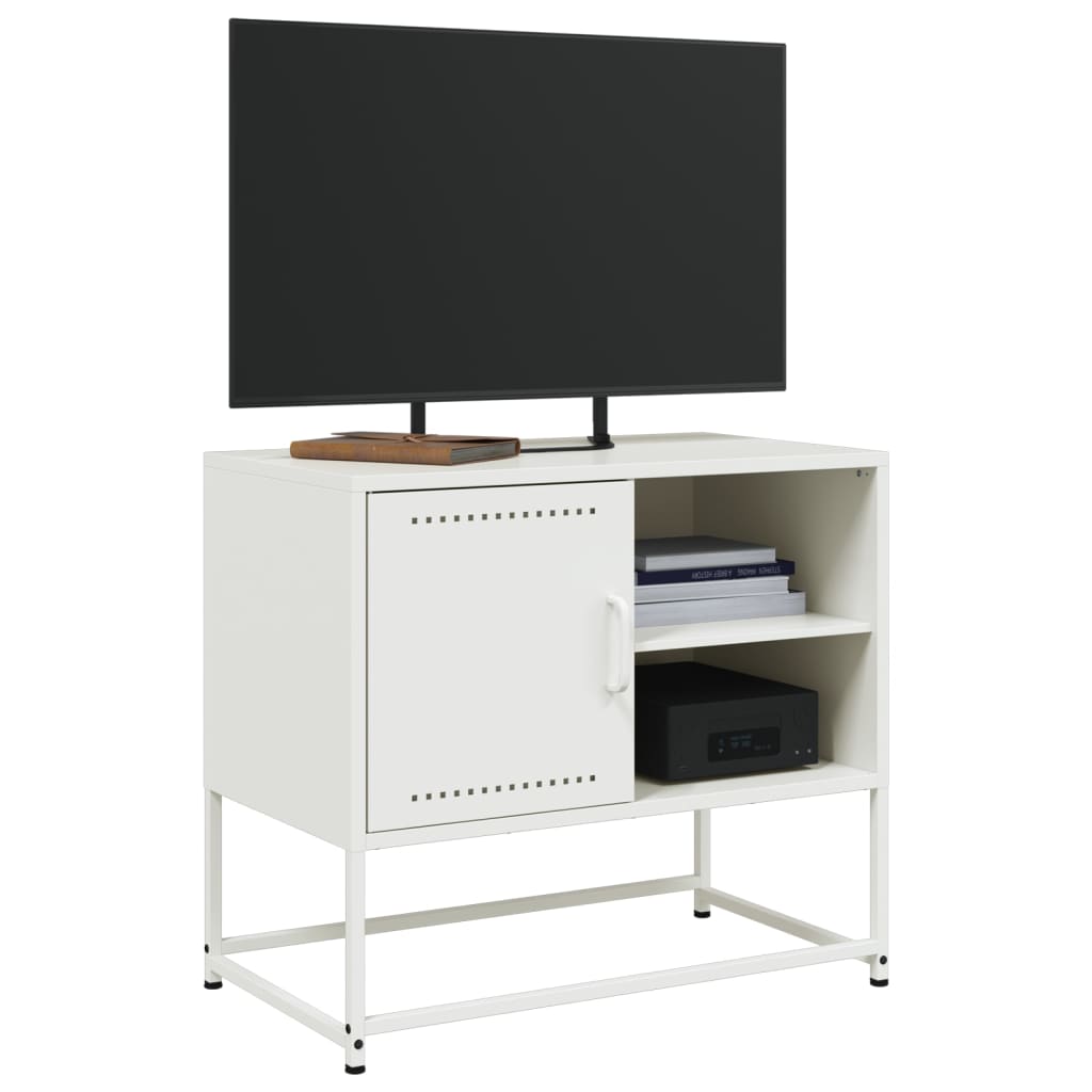 vidaXL Mueble para TV de acero verde oliva 100,5x39x60,5 cm