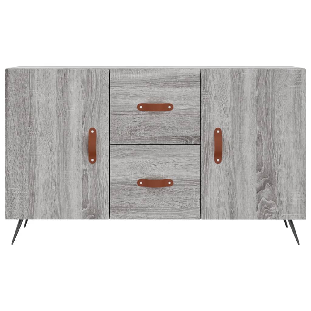 vidaXL Aparador de madera de ingeniería gris Sonoma 100x36x60 cm