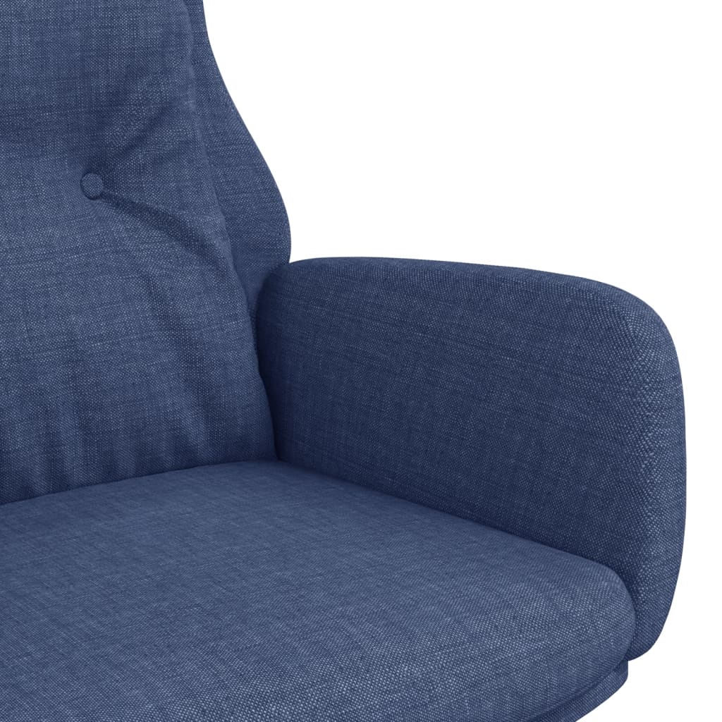 vidaXL Sillón de relax de tela azul