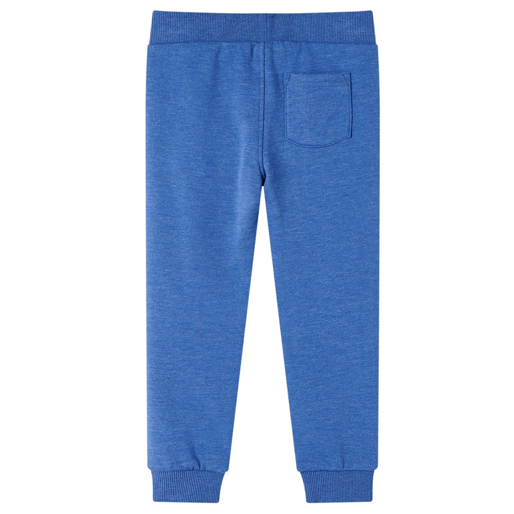 Pantalones de chándal infantiles azul mélange 104