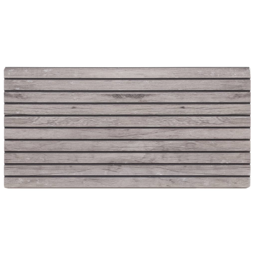 vidaXL Paneles de pared 3D 5 unidades EPS gris 100x50 cm