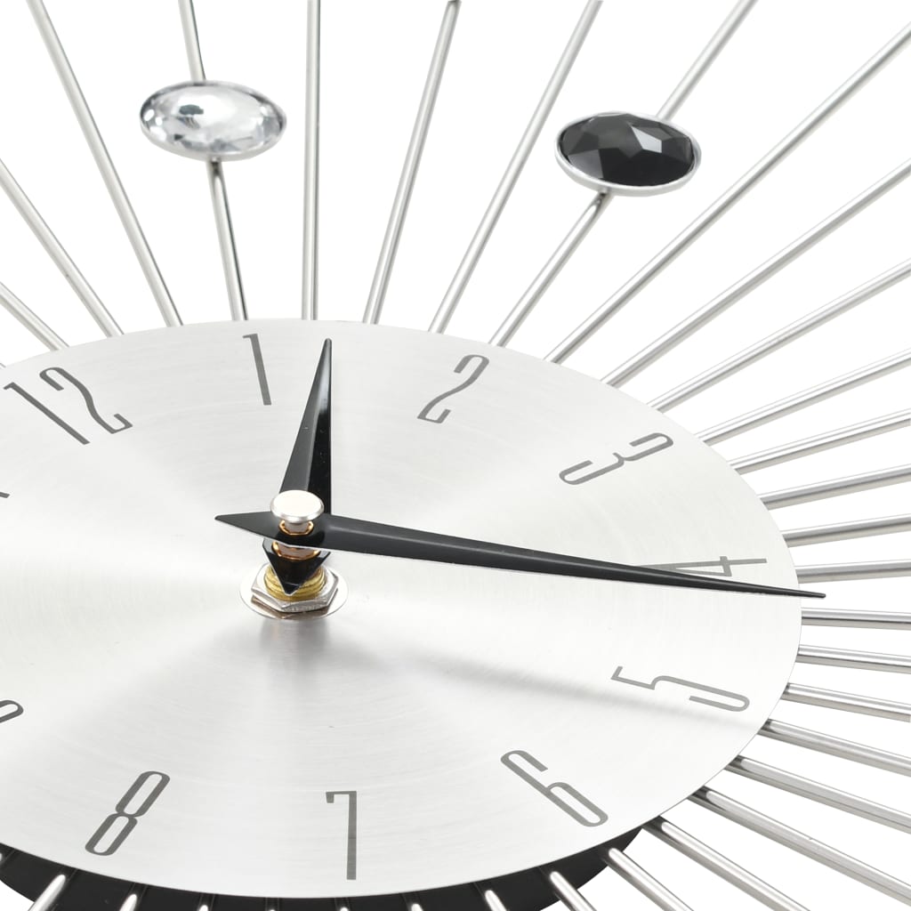 vidaXL Reloj de pared con movimiento de cuarzo diseño moderno 50 cm