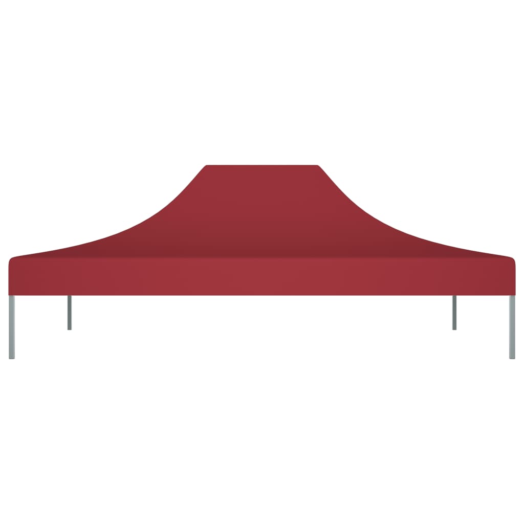 vidaXL Techo de carpa para celebraciones burdeos 4,5x3 m 270 g/m²