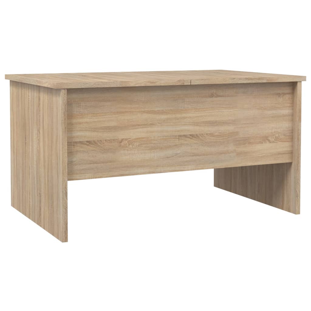 vidaXL Mesa de centro madera de ingeniería roble Sonoma 80x50x42,5 cm