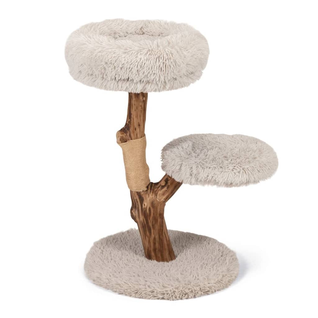 Arbol Rascador Para Gatos De Terciopelo Y Cuerda Cubo 30,5x30,5x48 Cm con  Ofertas en Carrefour