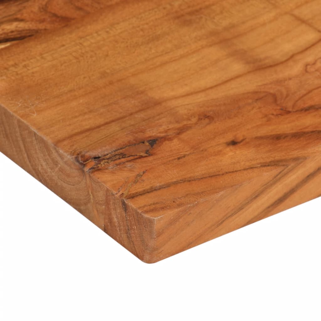 vidaXL Tablero de mesa rectangular madera maciza acacia 70x60x3,8 cm