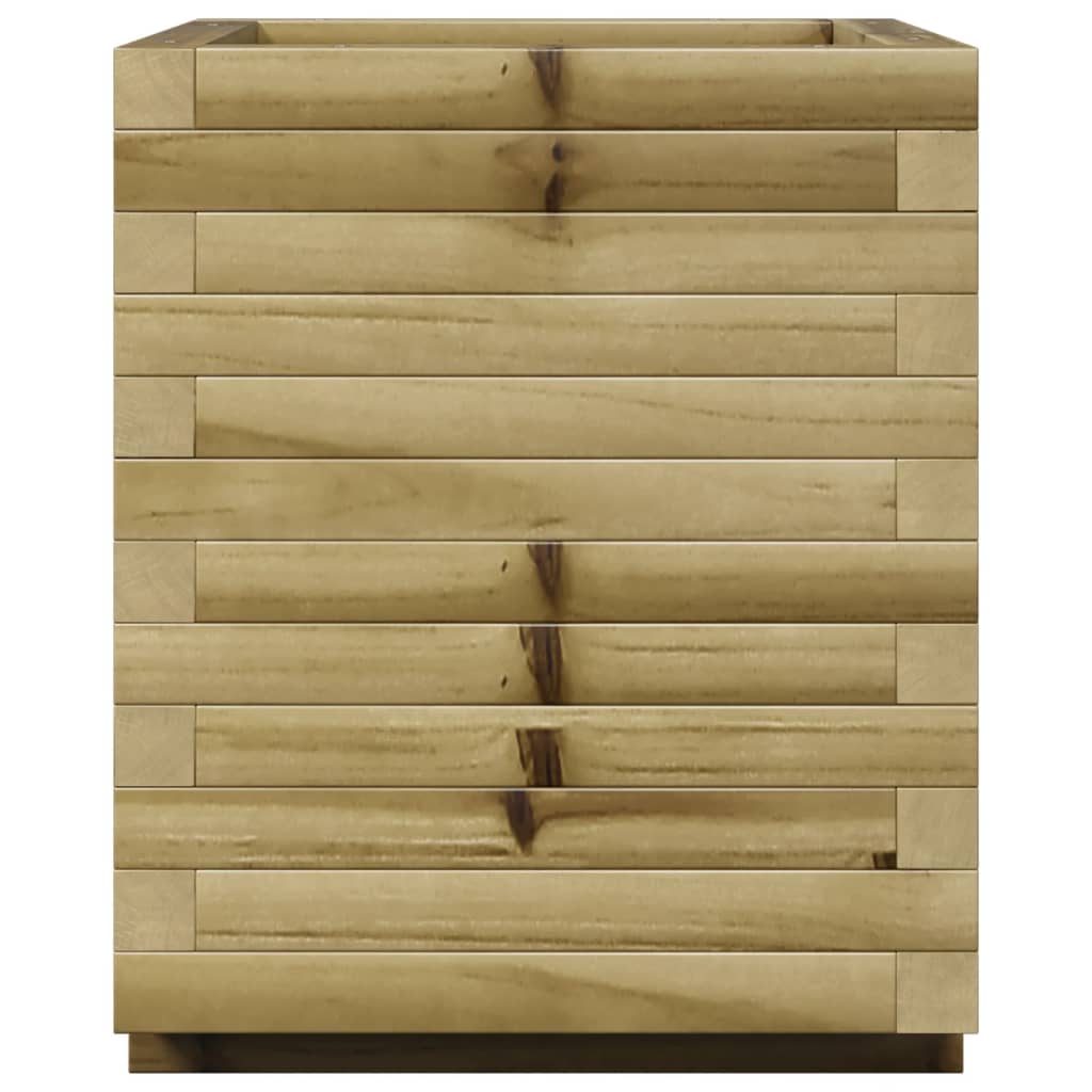 vidaXL Jardinera madera de pino impregnada 40x40x49,5 cm