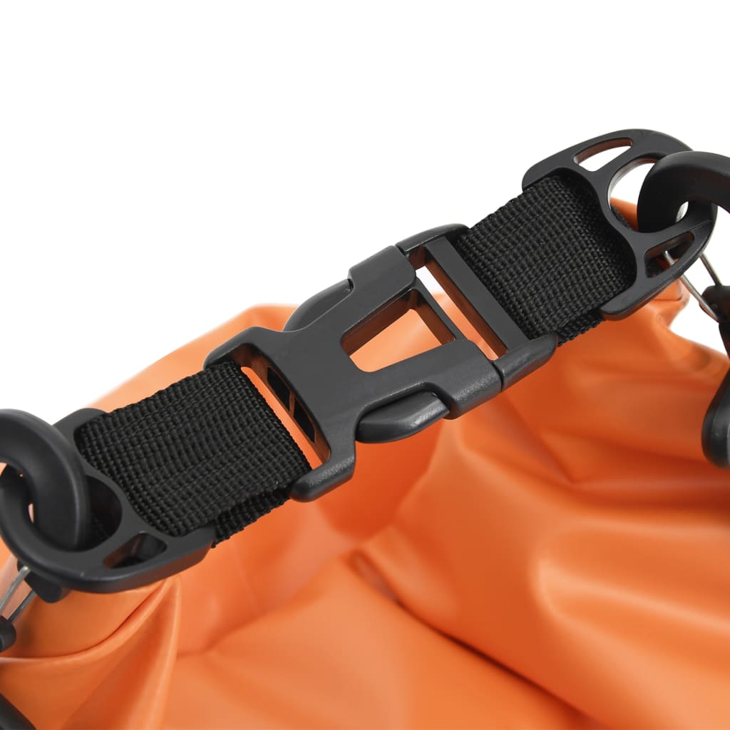 vidaXL Bolso acuático impermeable PVC naranja 5 L