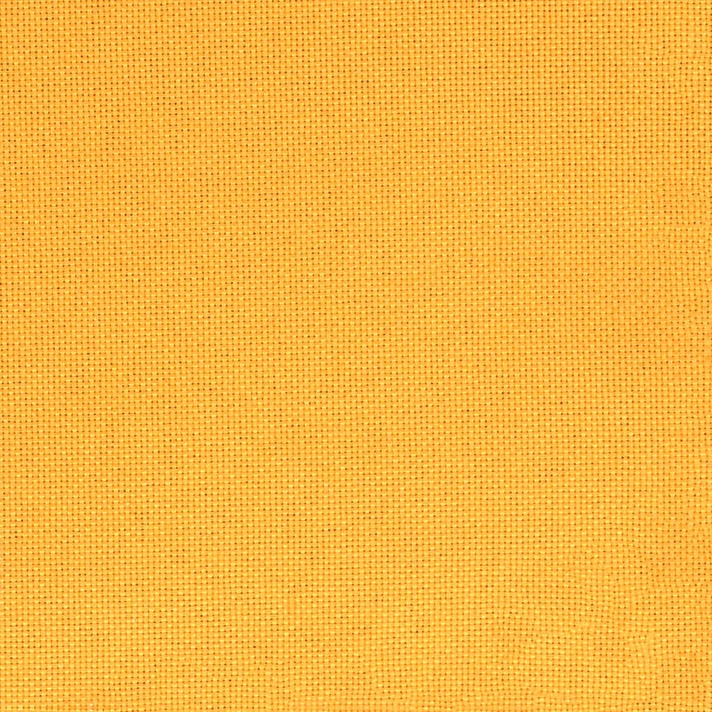 vidaXL Reposapiés de tela amarillo 78x56x32 cm