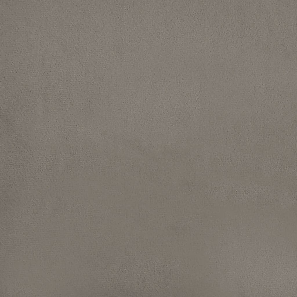 vidaXL Paneles de pared 12 uds terciopelo gris claro 60x30 cm 2,16 m²