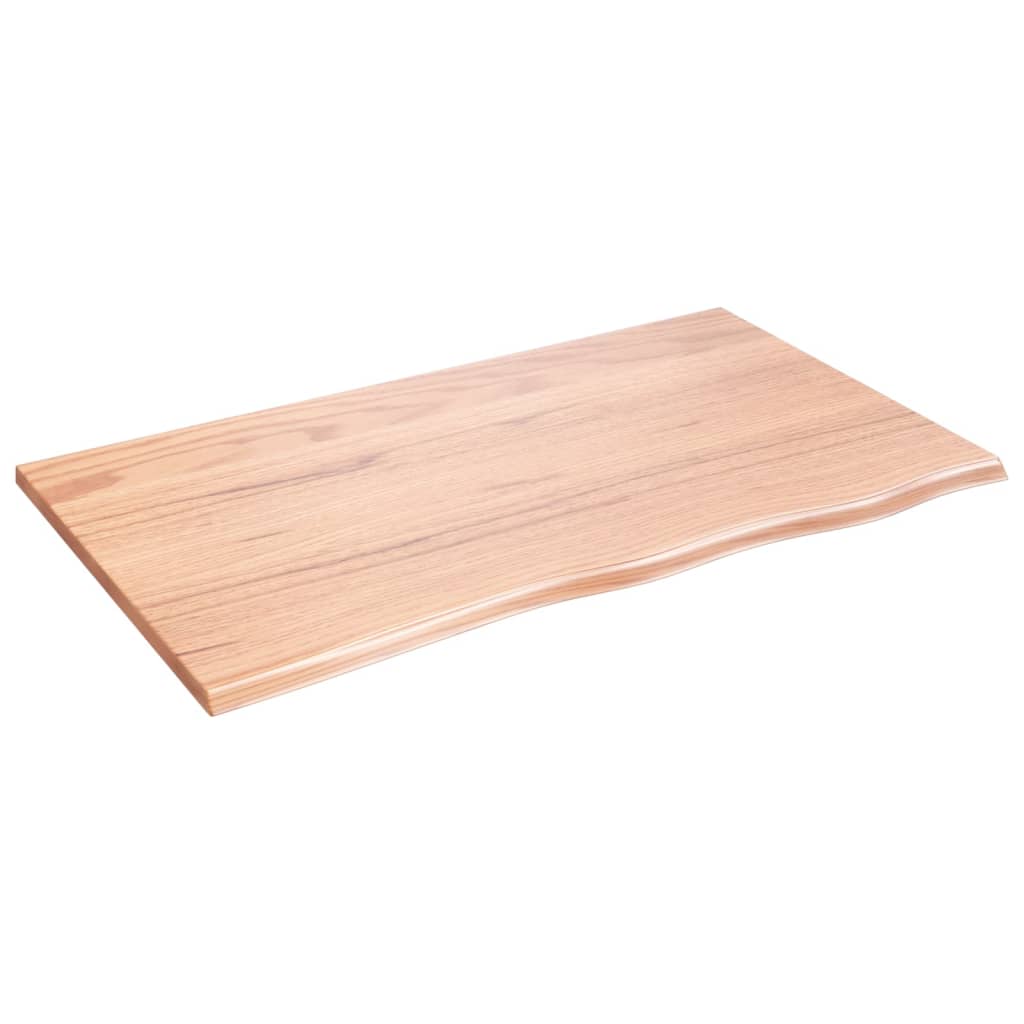 vidaXL Estante de pared madera roble tratada marrón claro 100x60x2 cm