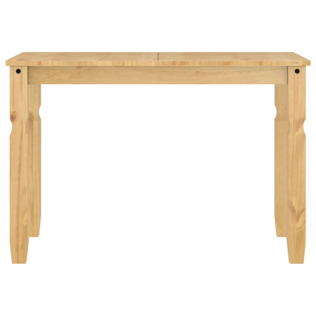 vidaXL Mesa de comedor Corona madera maciza de pino 112x60x75 cm