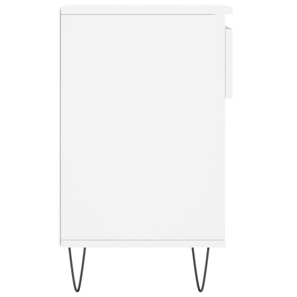 vidaXL Mueble zapatero madera contrachapada blanco 102x36x60 cm