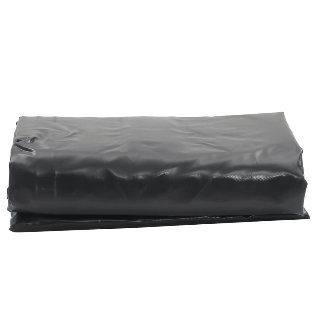 vidaXL Lona negra 1,5x2 m 650 g/m²