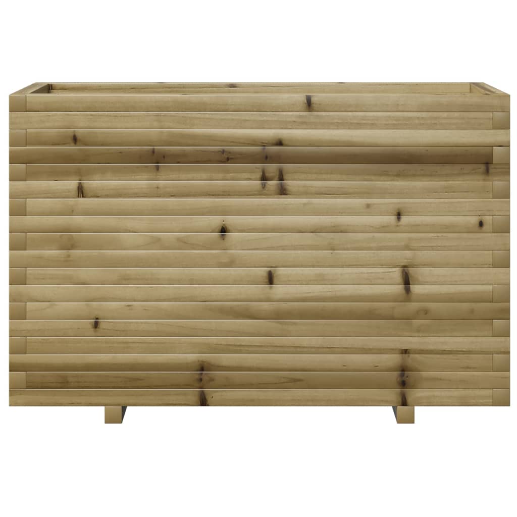 vidaXL Jardinera madera de pino impregnada 110x40x72,5 cm