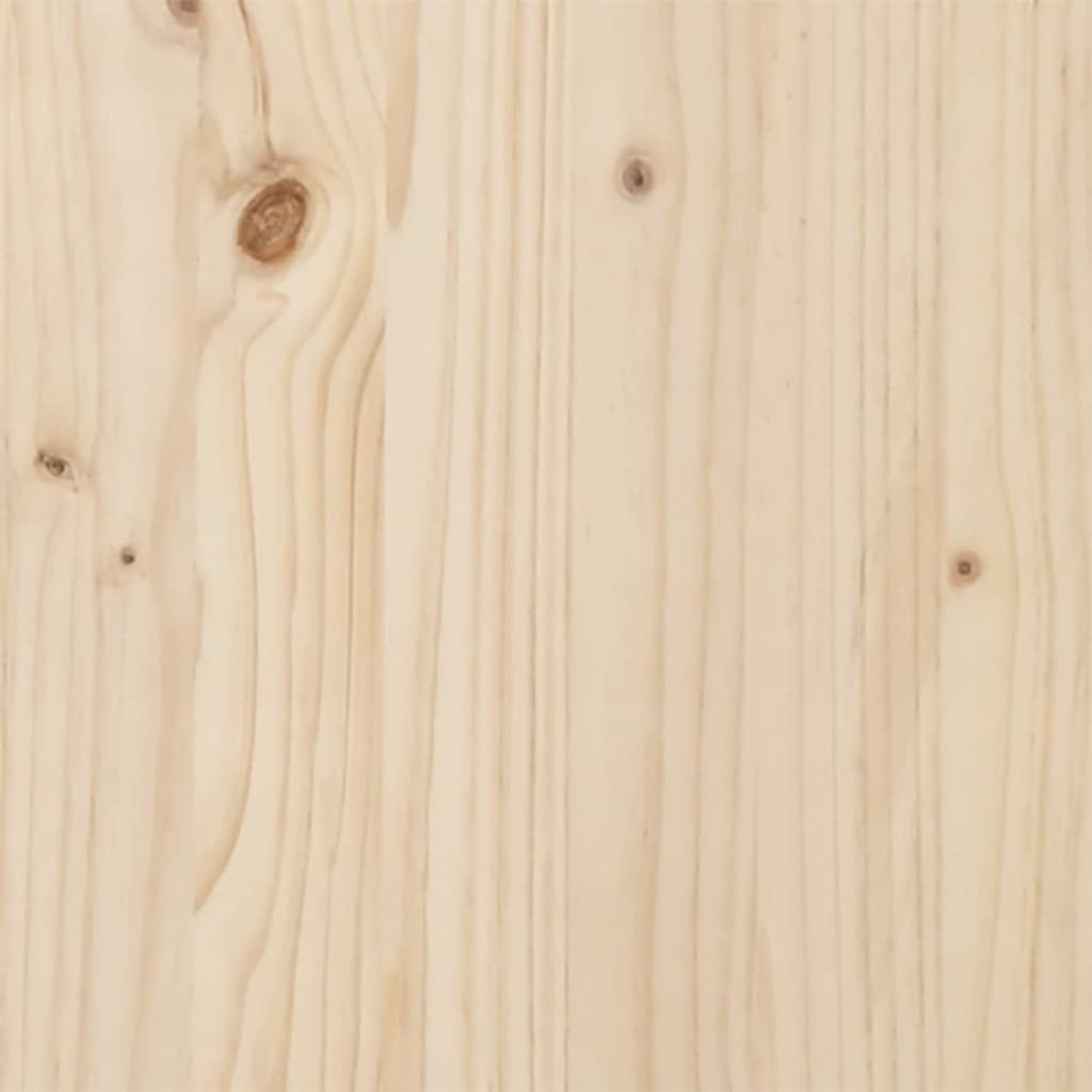 vidaXL Cabecero de madera maciza de pino 120 cm
