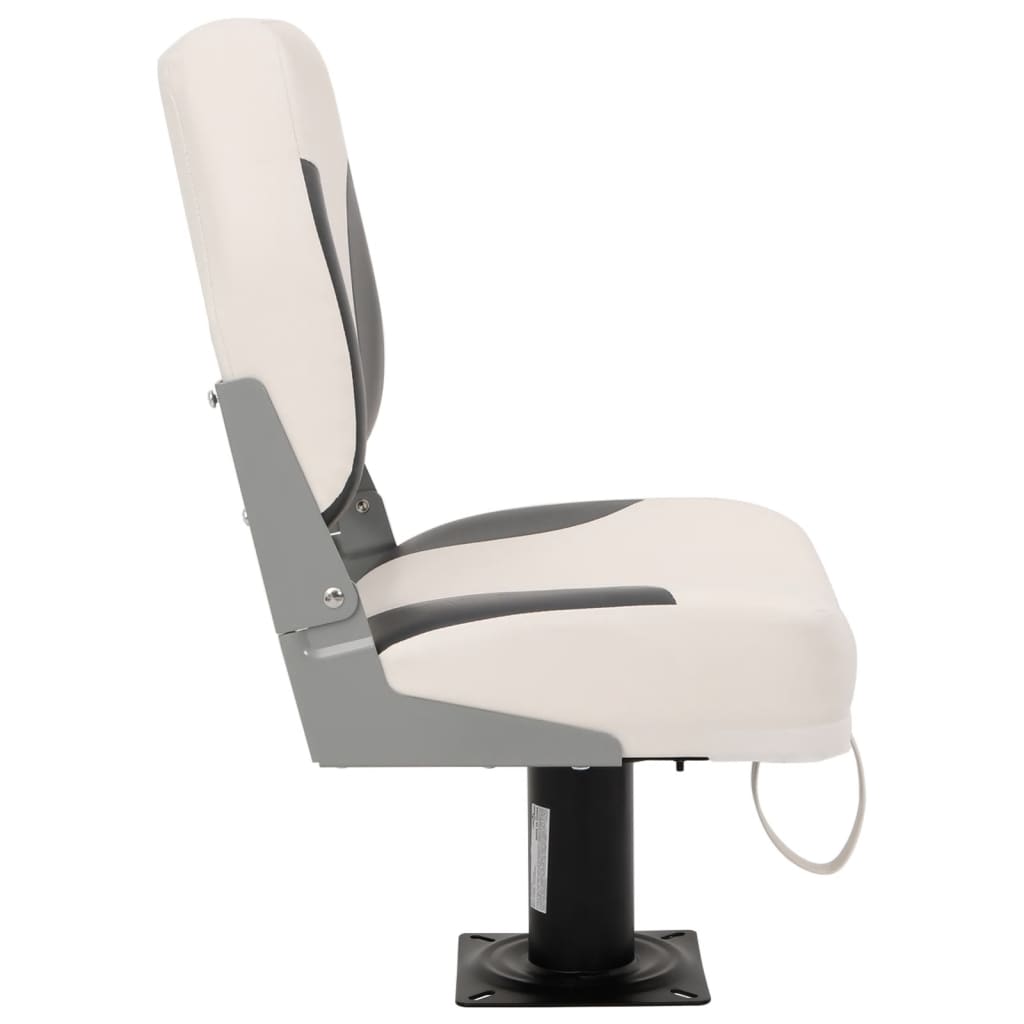 vidaXL Asiento para barco con pedestal giratorio 360°