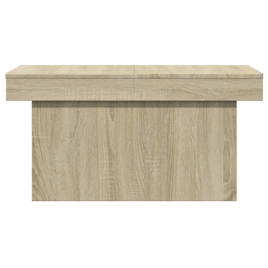 vidaXL Mesa de centro madera de ingeniería roble Sonoma 100x55x40 cm