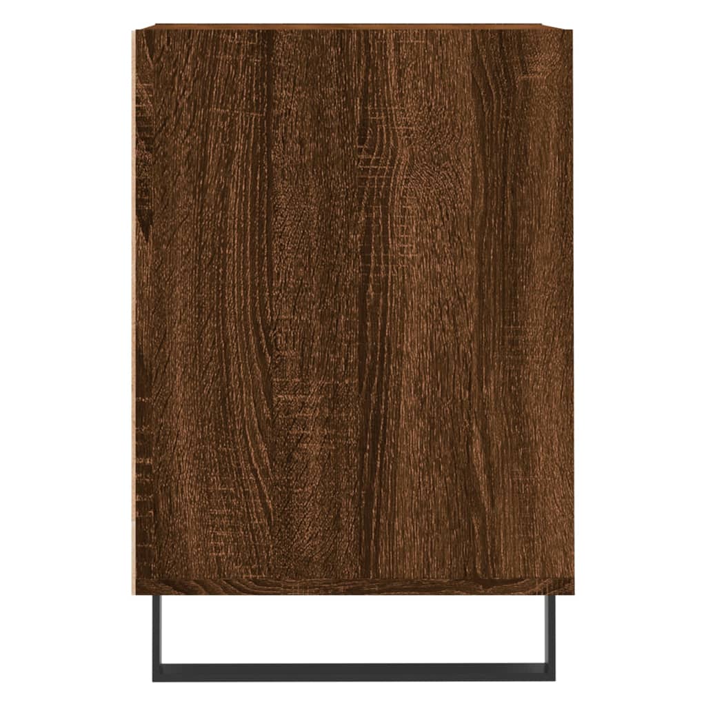 vidaXL Mueble para TV madera contrachapada marrón roble 160x35x55 cm