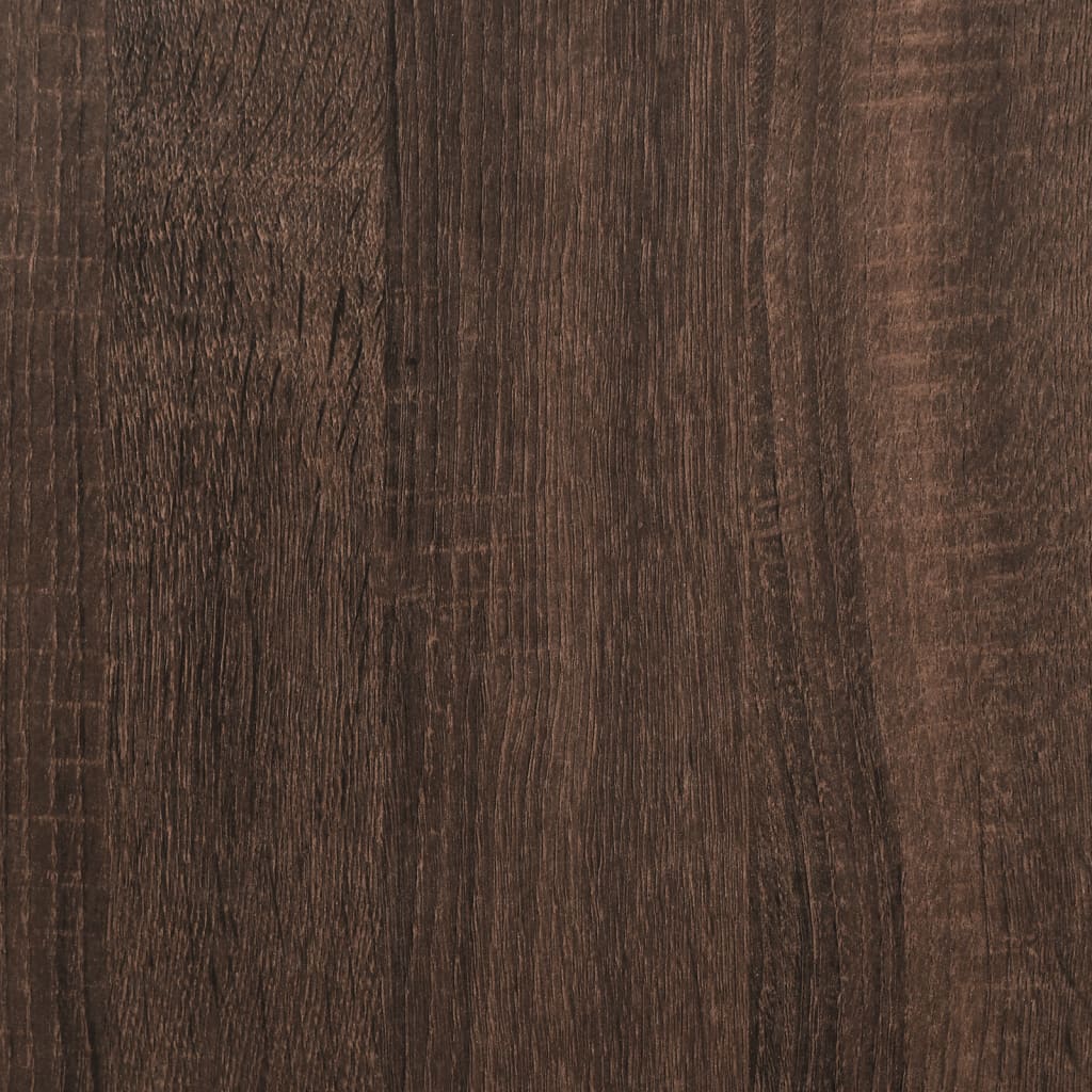 vidaXL Aparadores 3 uds madera contrachapada marrón roble