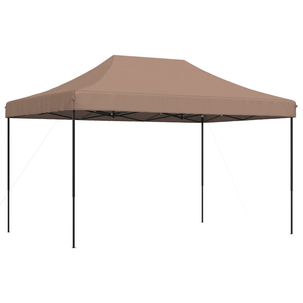 vidaXL Tienda de fiesta plegable Pop-Up marrón 440x292x315 cm