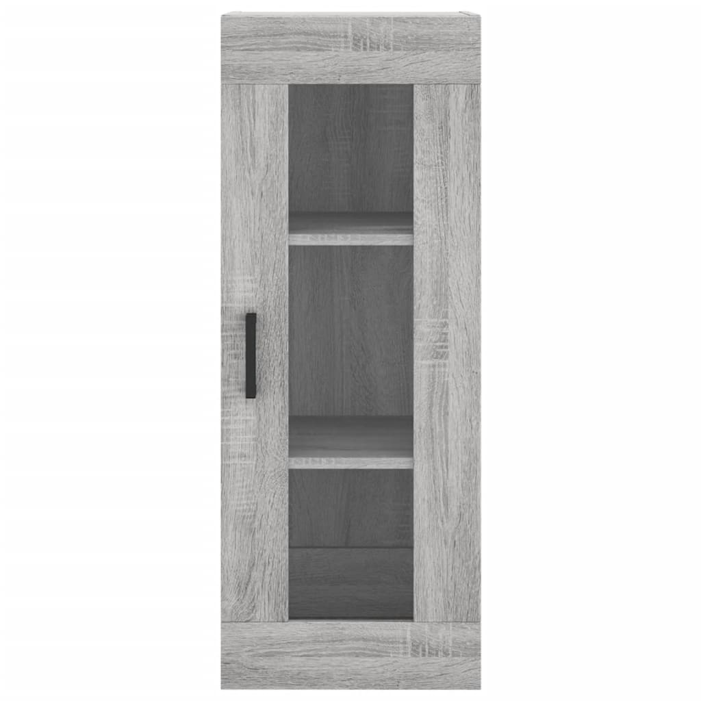 vidaXL Armario de pared gris Sonoma 34,5x34x90 cm