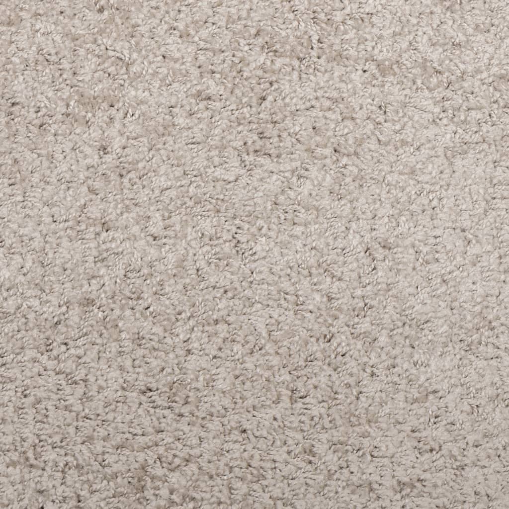 vidaXL Alfombra peluda de pelo largo moderna PAMPLONA beige 300x400 cm