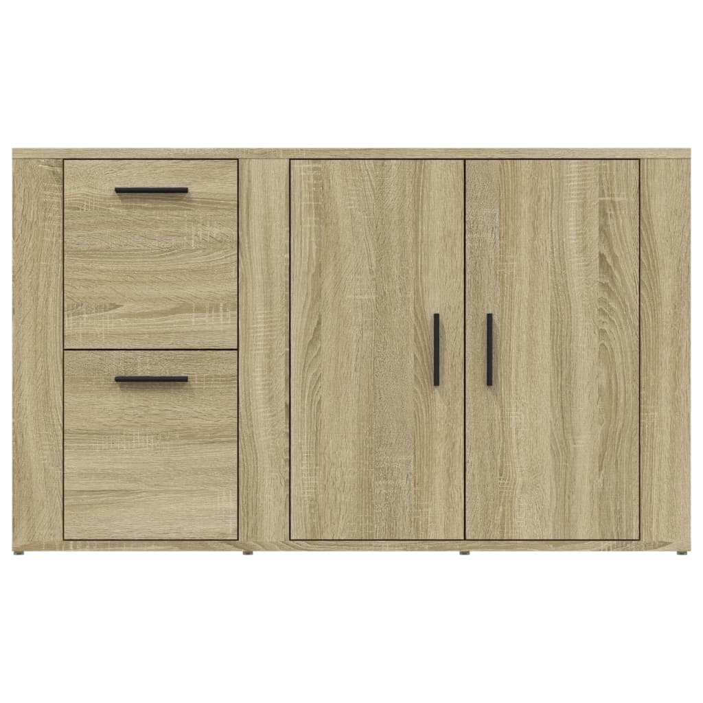 vidaXL Aparador madera contrachapada roble Sonoma 100x33x59,5 cm