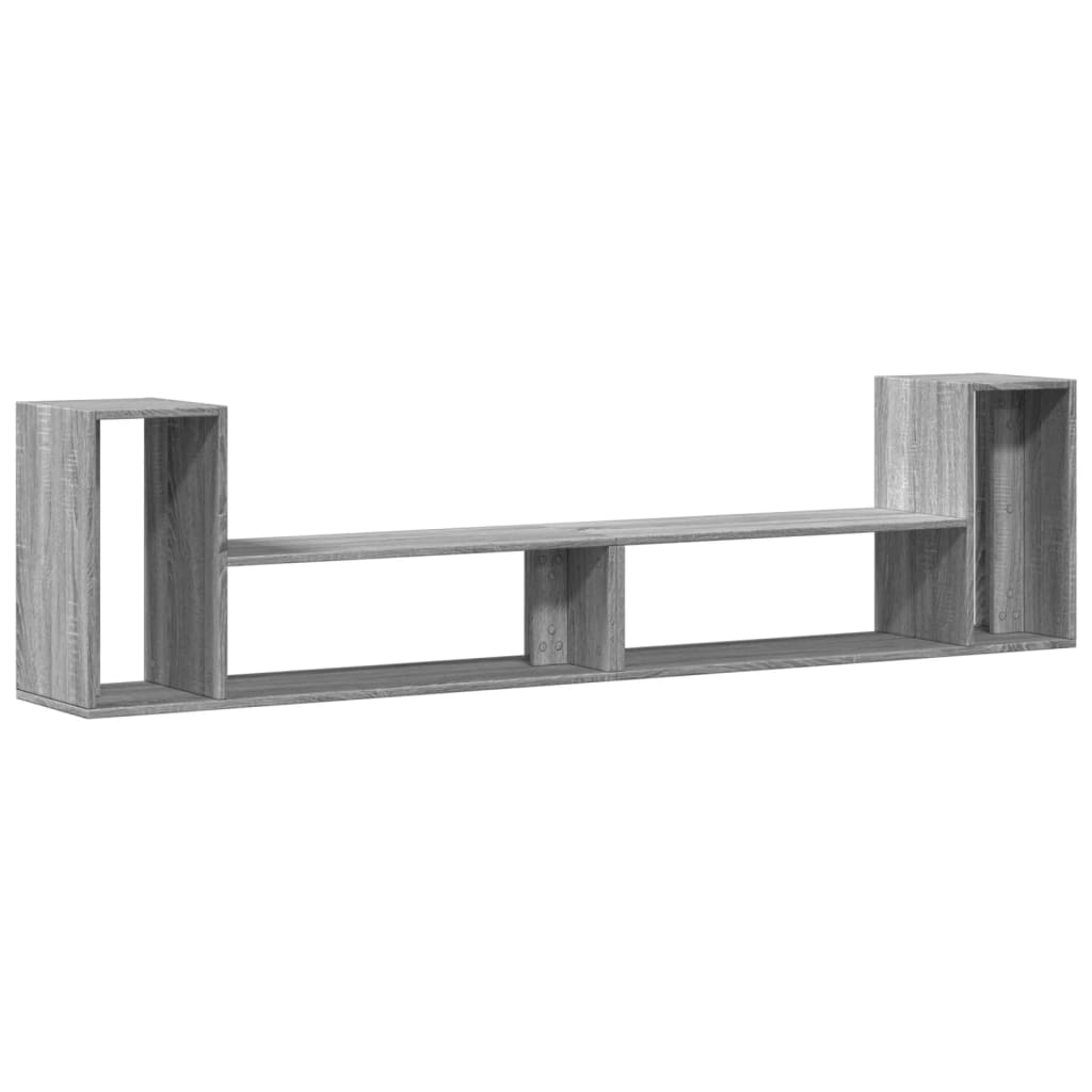 vidaXL Muebles de TV 2 uds madera ingeniería gris Sonoma 100x30x50 cm