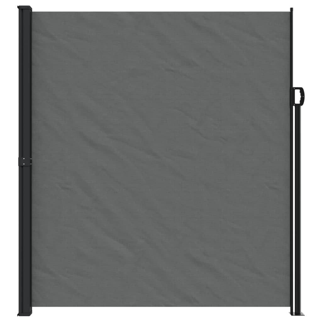 vidaXL Toldo lateral retráctil gris antracita 220x500 cm