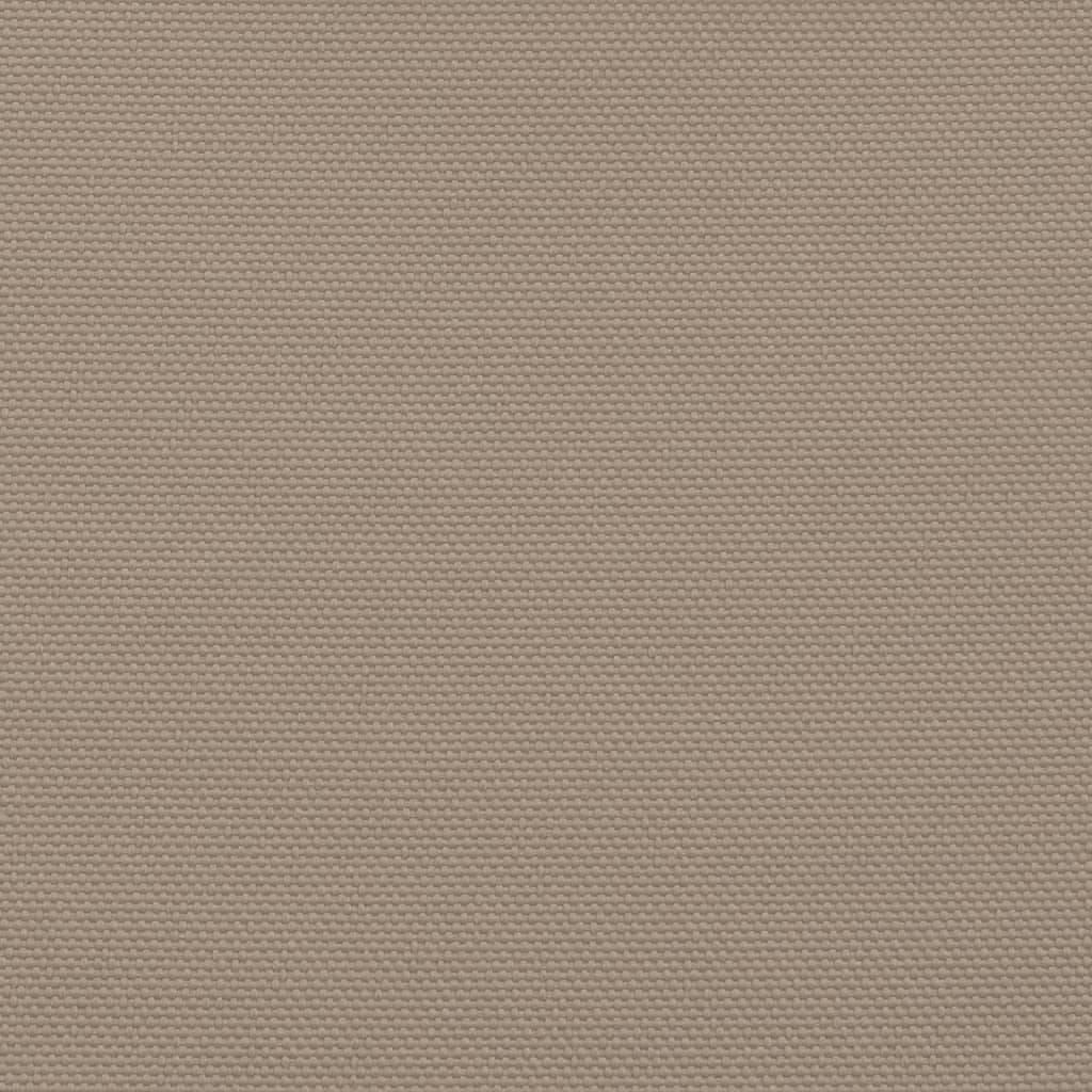 vidaXL Toldo de vela rectangular tela Oxford gris taupe 2x2,5 m