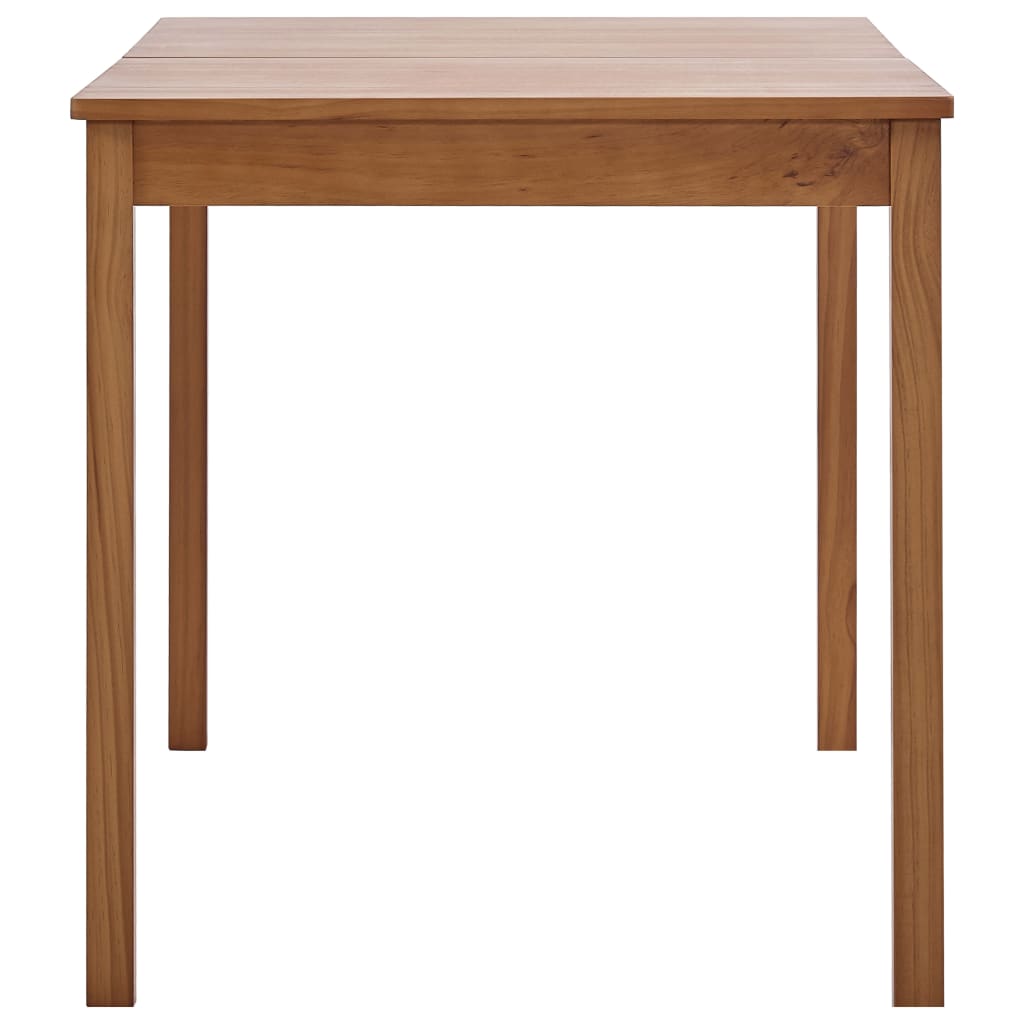 vidaXL Conjunto de comedor 7 piezas madera de pino marrón miel