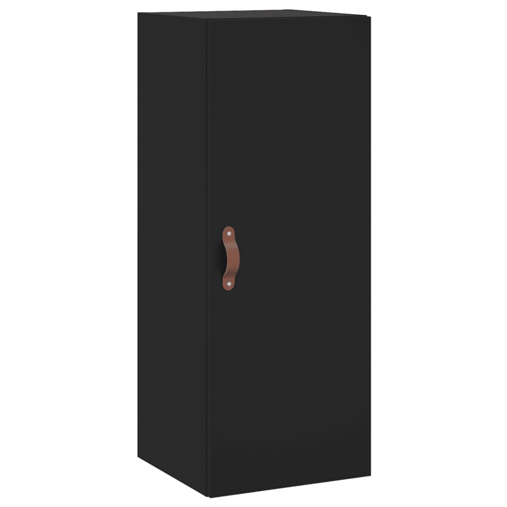 vidaXL Armario de pared negro 34,5x34x90 cm