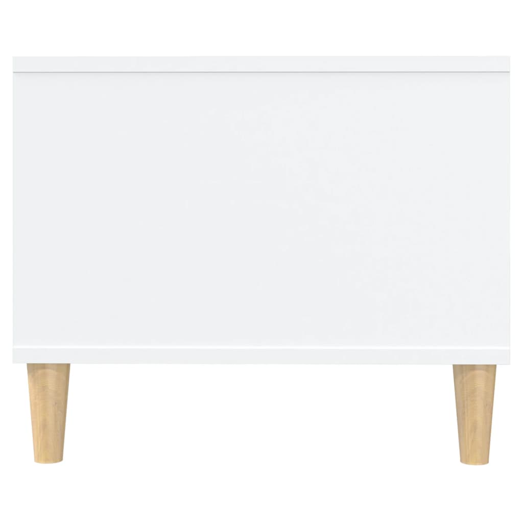 vidaXL Mesa de centro madera contrachapada blanco 102x50x40 cm