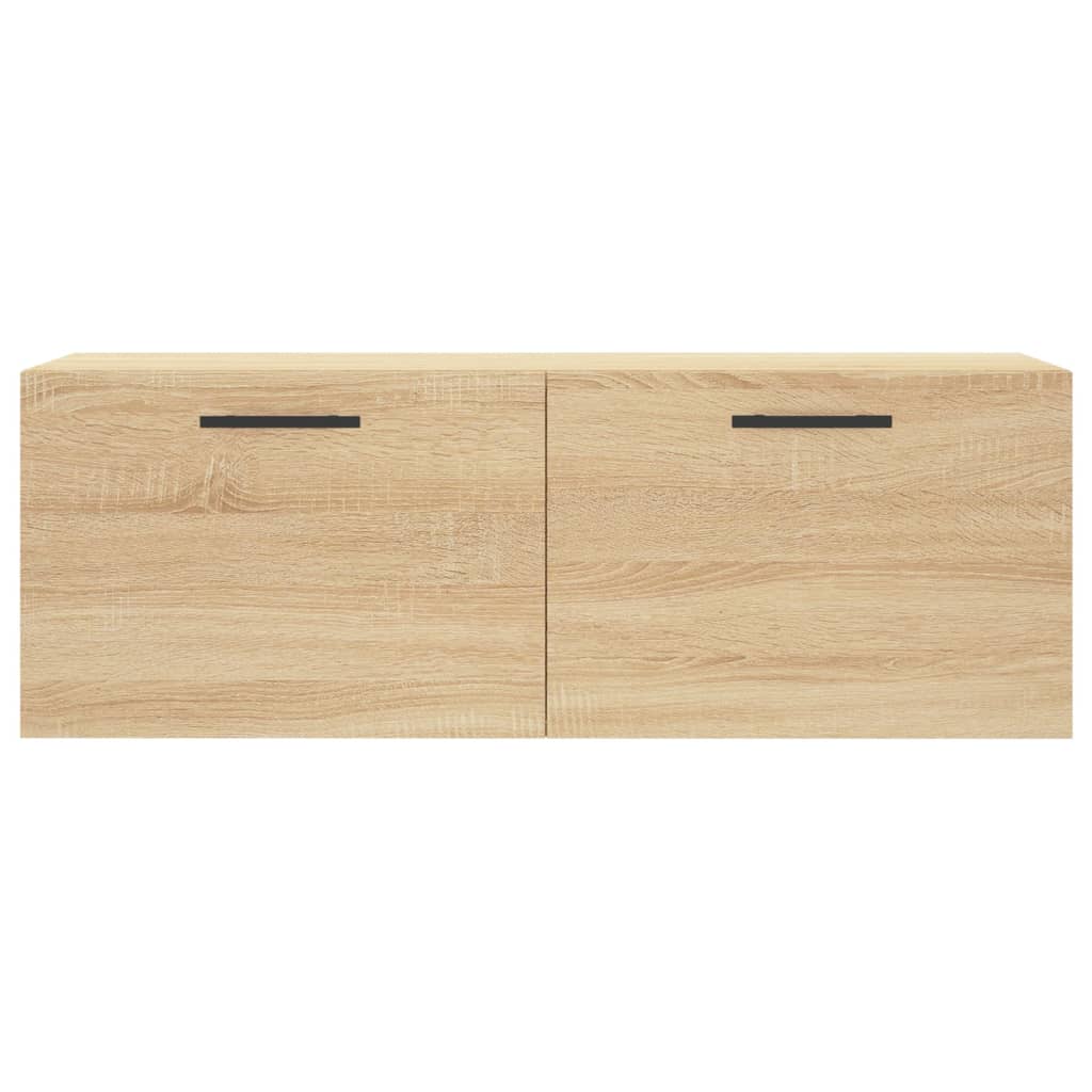 vidaXL Armario de pared madera ingeniería roble Sonoma 100x36,5x35 cm