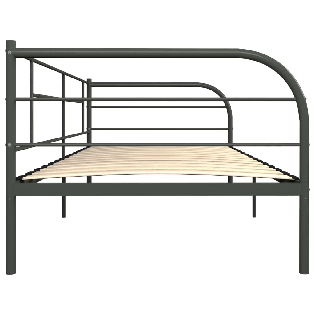 vidaXL Estructura de cama sin colchón metal blanco 90x200 cm