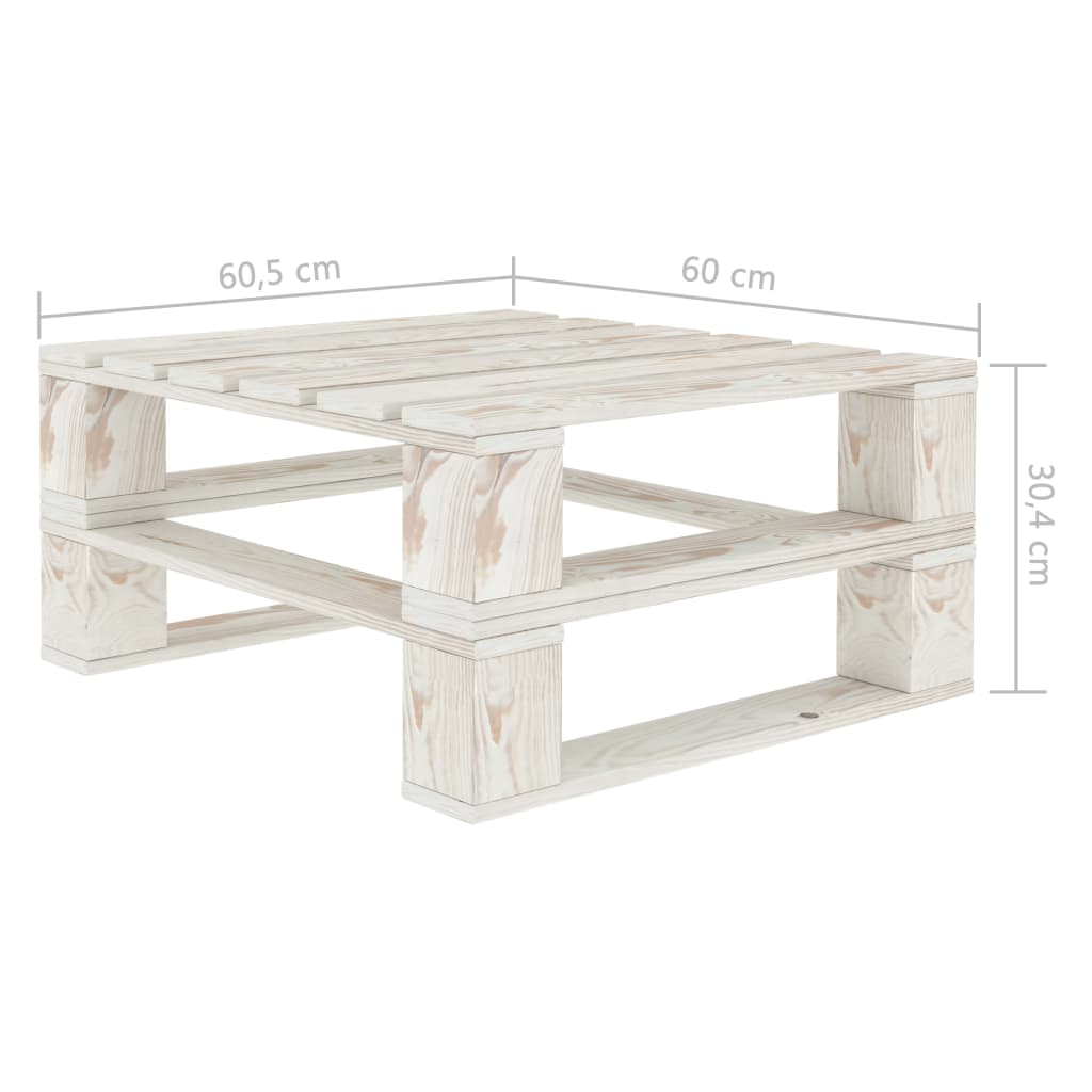 vidaXL Set muebles de palés para jardín 8 pzas madera cojines negros