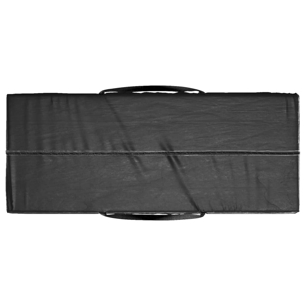 vidaXL Bolsa para árbol de Navidad polietileno negro 135x40x55 cm